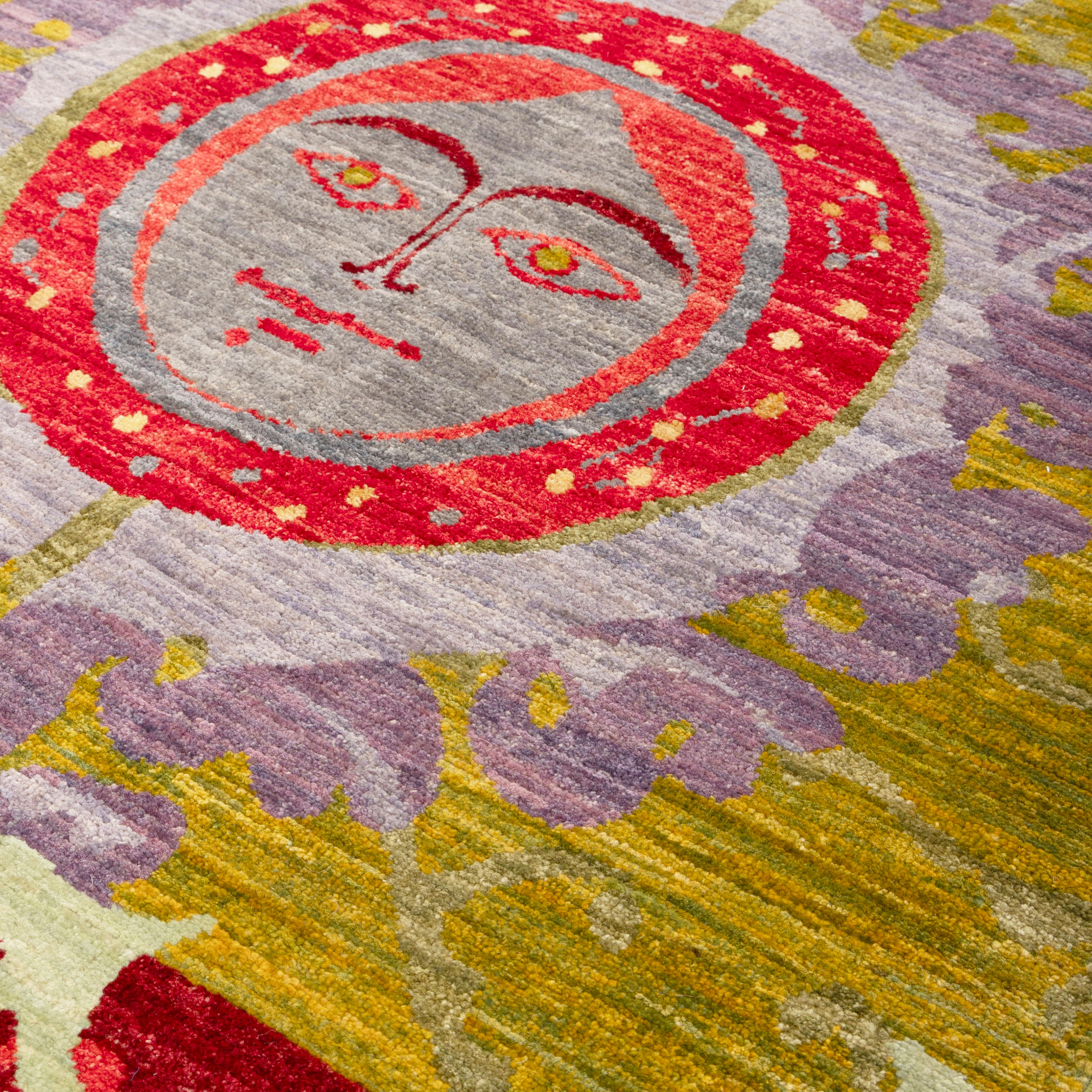 Luminous Sisters Hand-knotted Rug