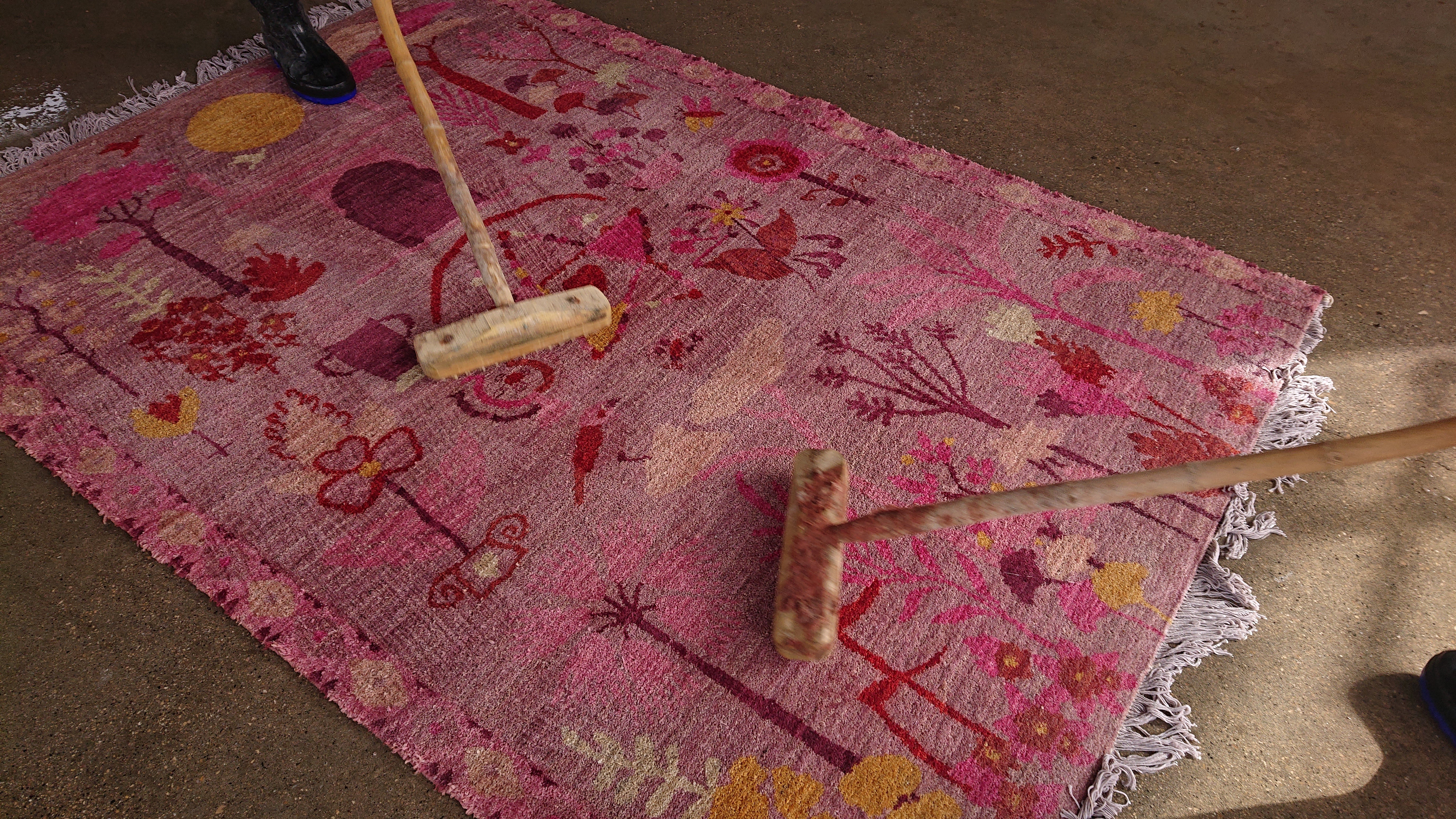 Kabul Sunset Bouquet Hand-knotted Rug