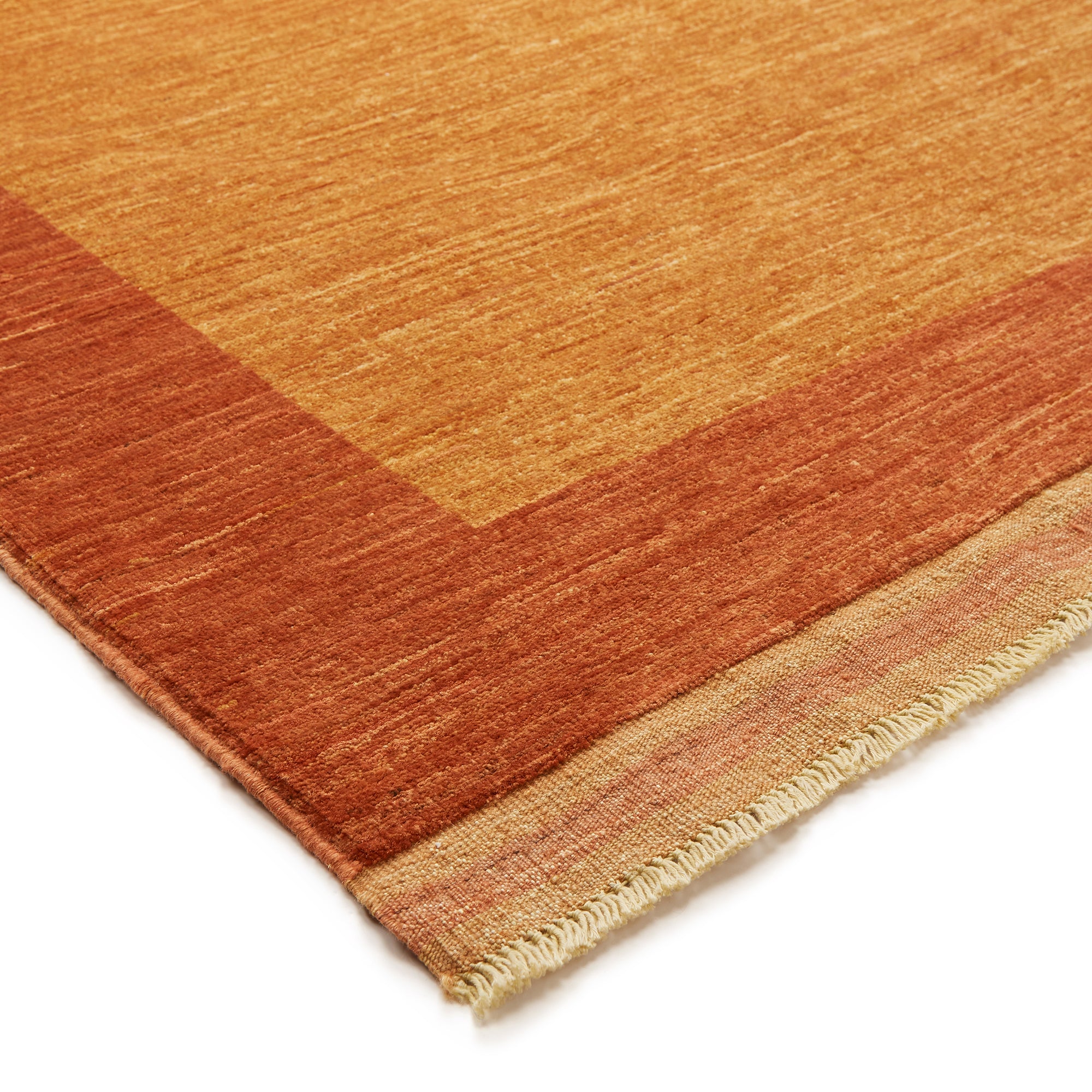 Border Hand-knotted Rug