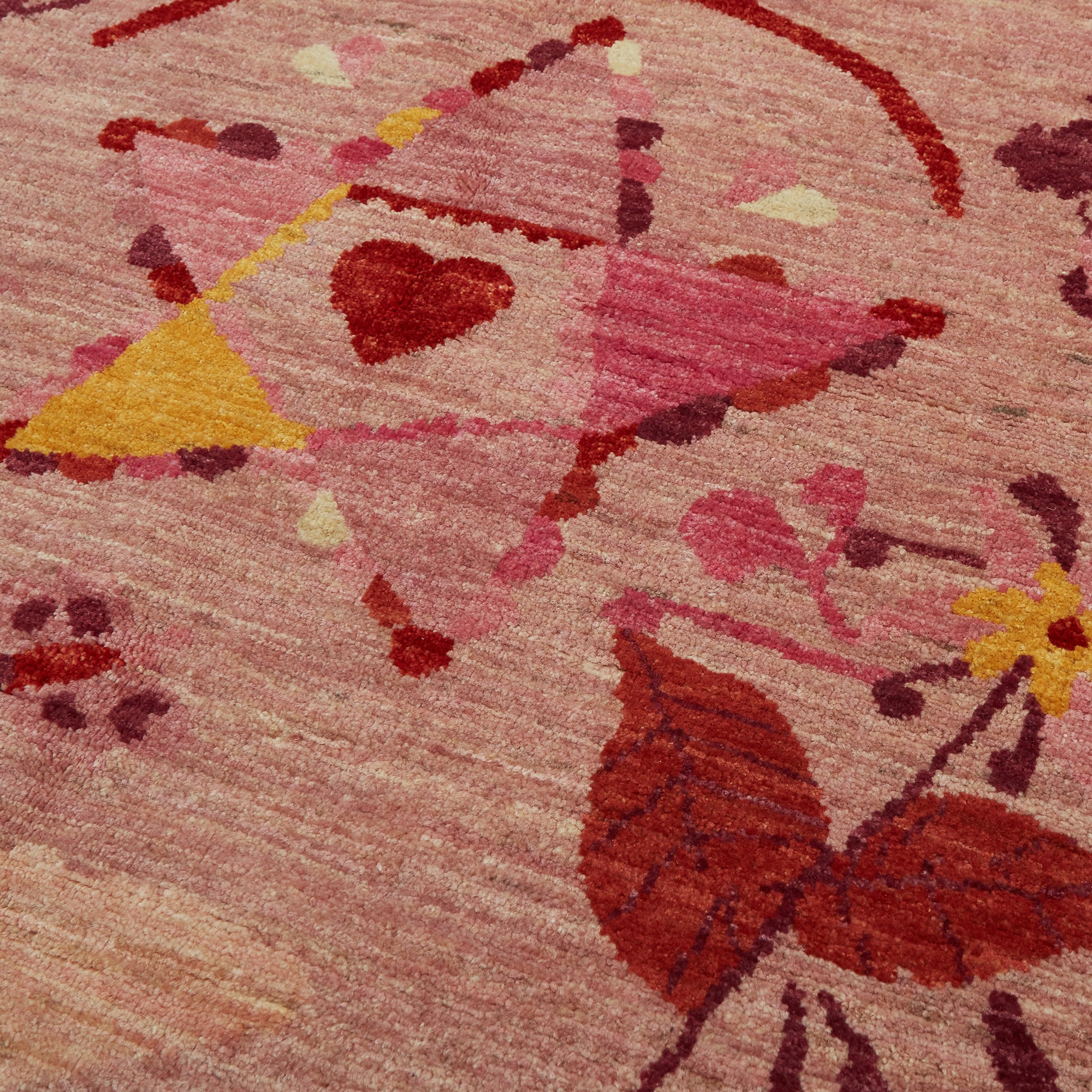 Kabul Sunset Bouquet Hand-knotted Rug