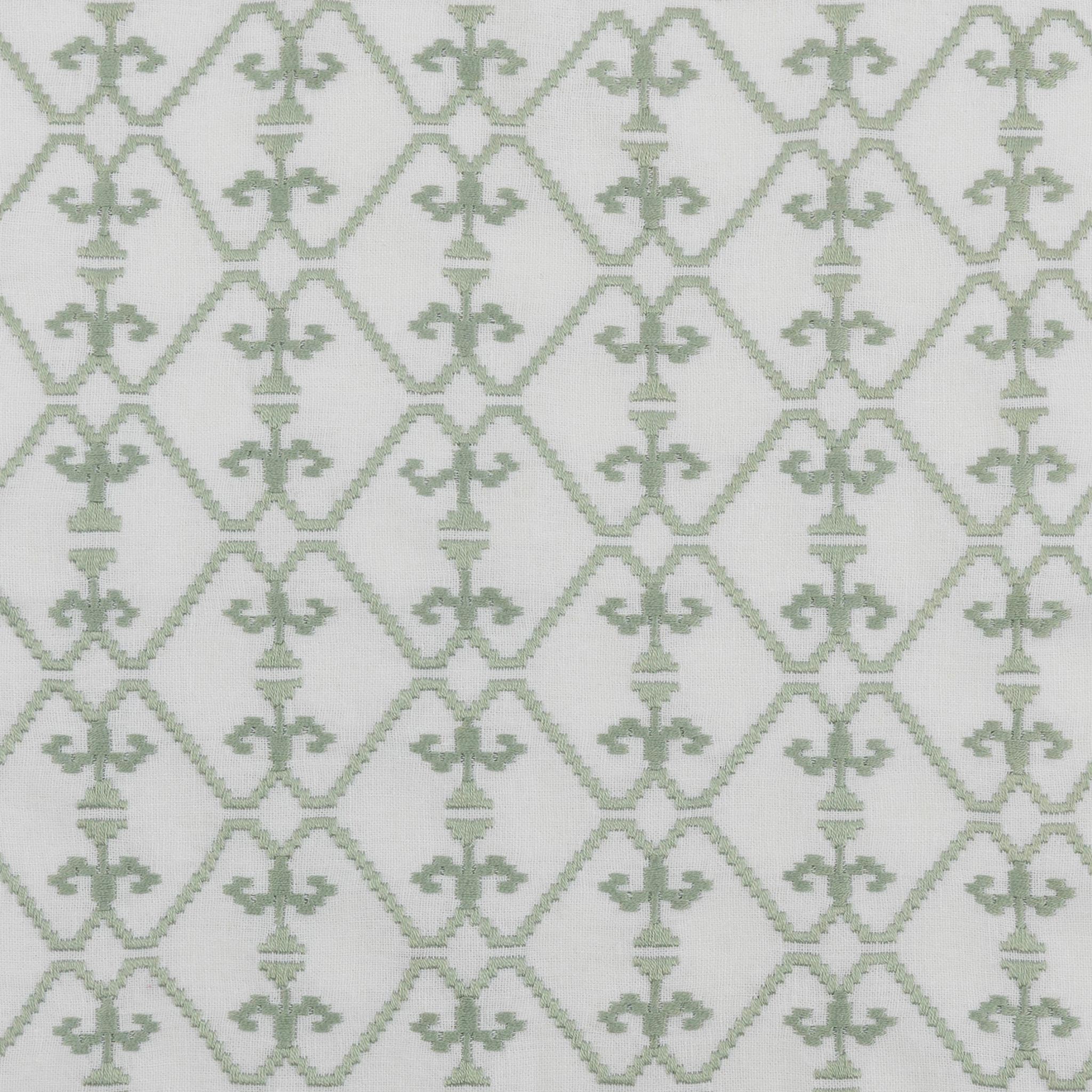 Lattice - Hand-Embroidered Fabric