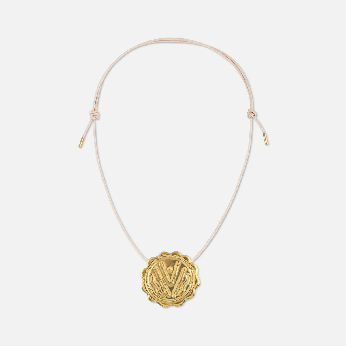 Scalloped Naan Pendant