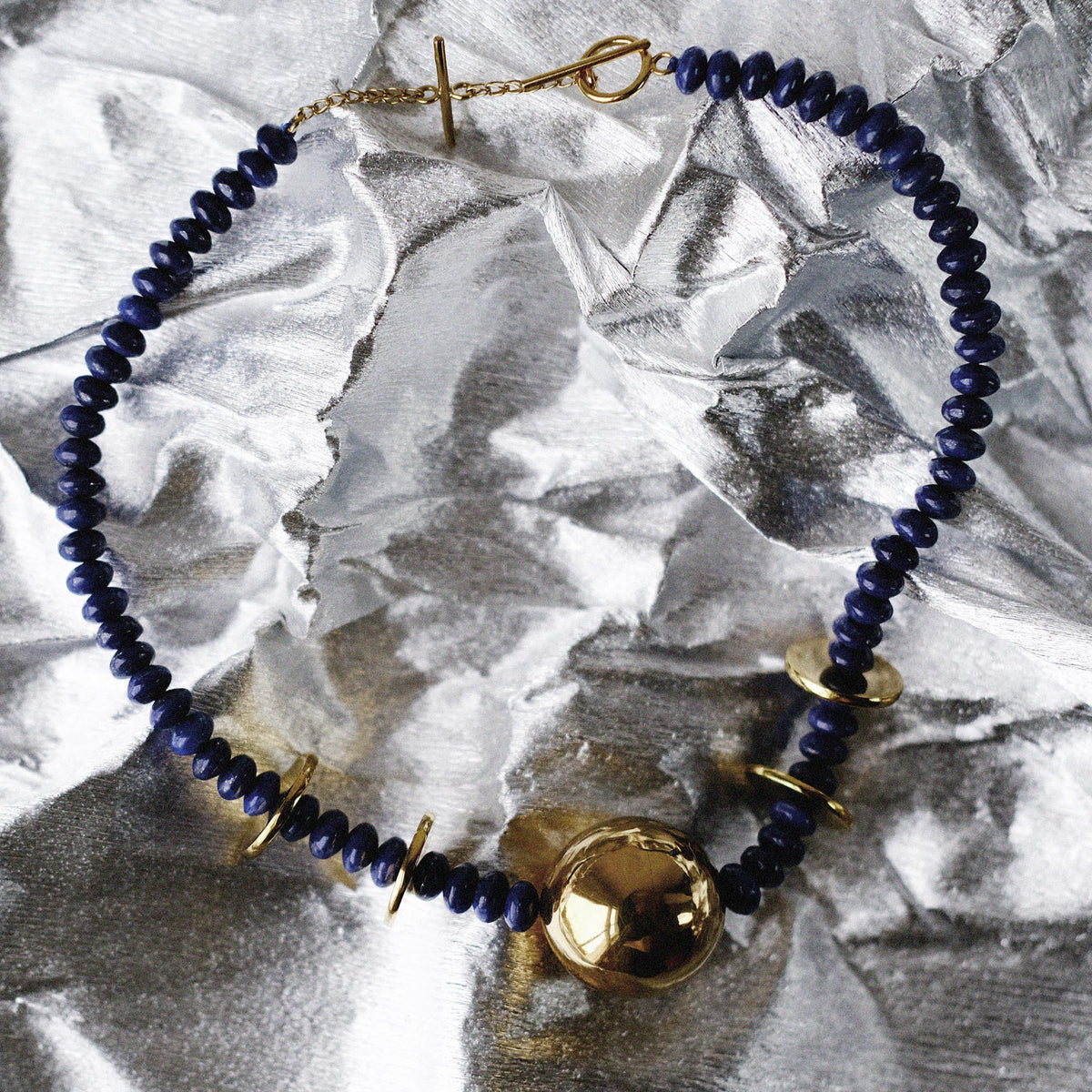 Zuhal Lapis Choker