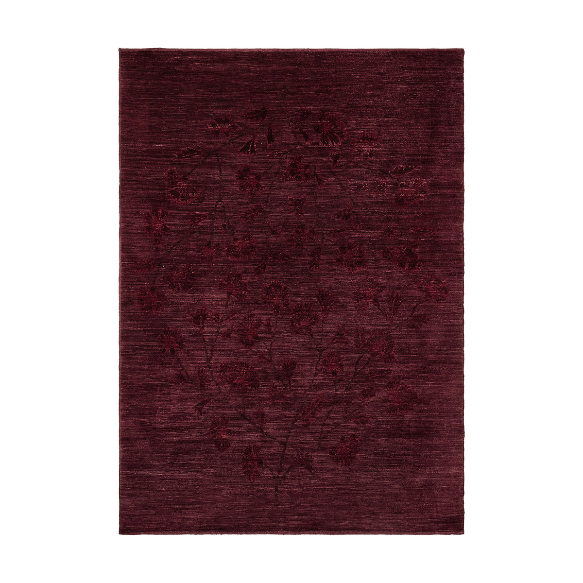 Carnation Burgundy Carpet ISHKAR