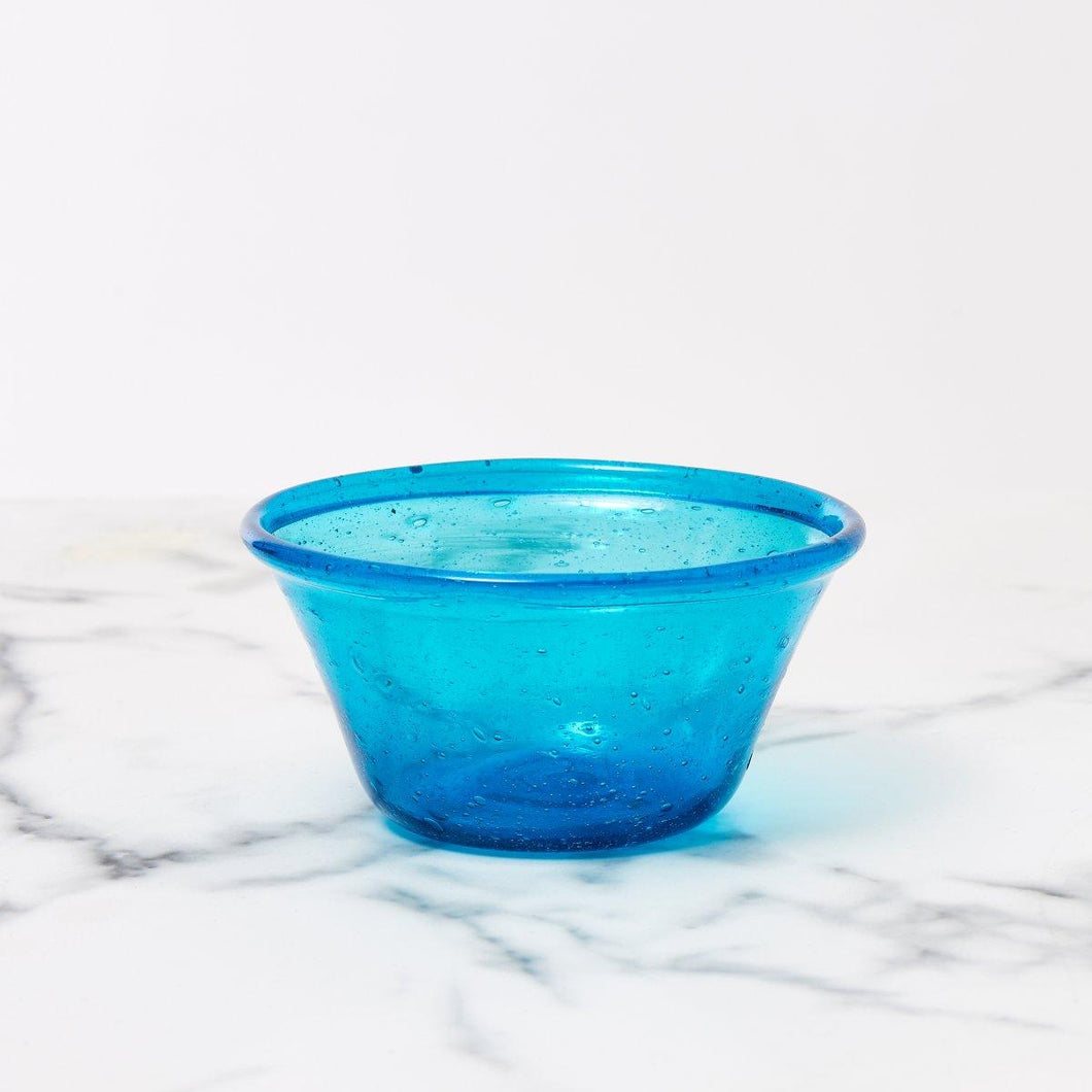 Turquoise Glass Bowls - ISHKAR