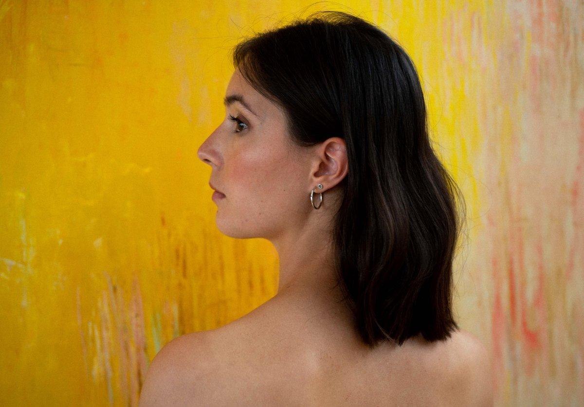 Afghanistan Hoops with Lapis - ISHKAR