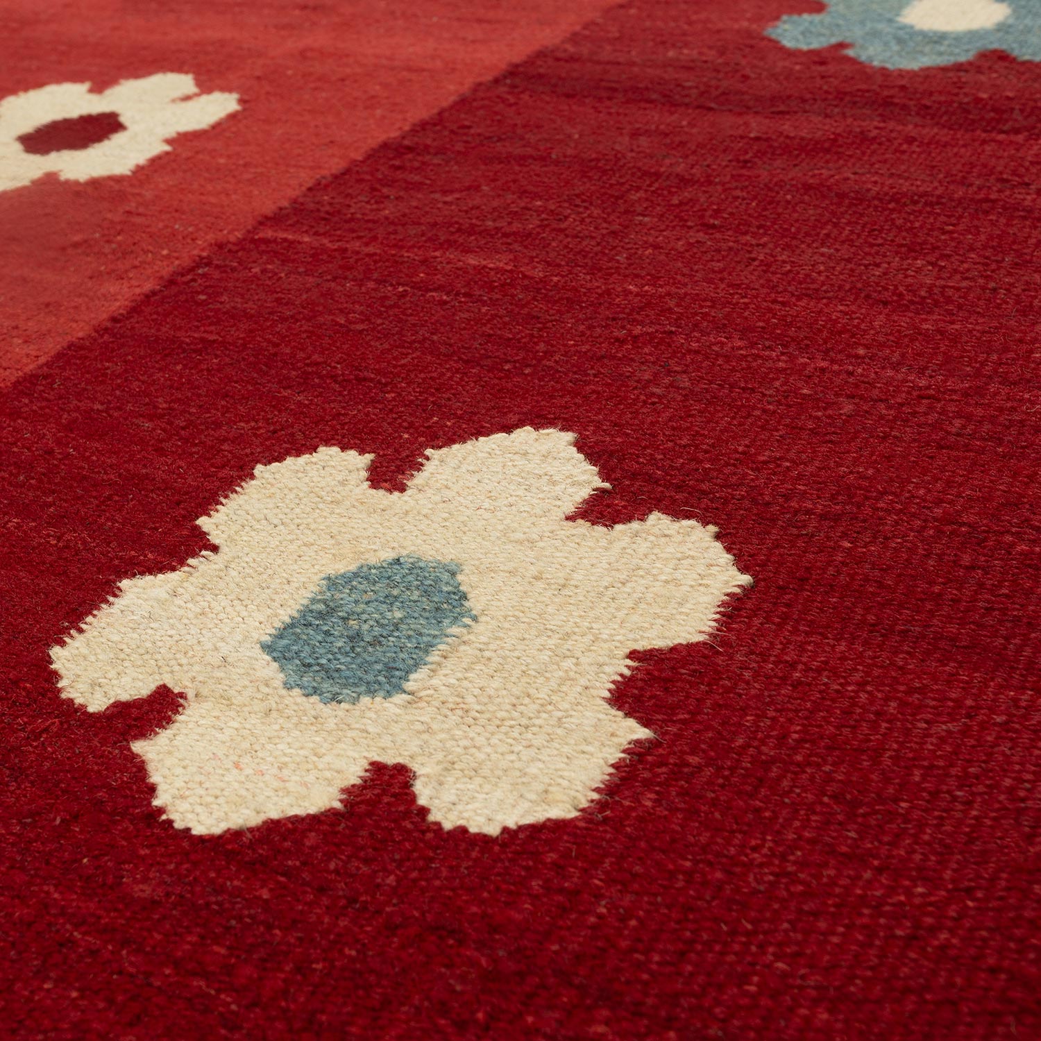 Gul Nowar Flatweave Rug detail