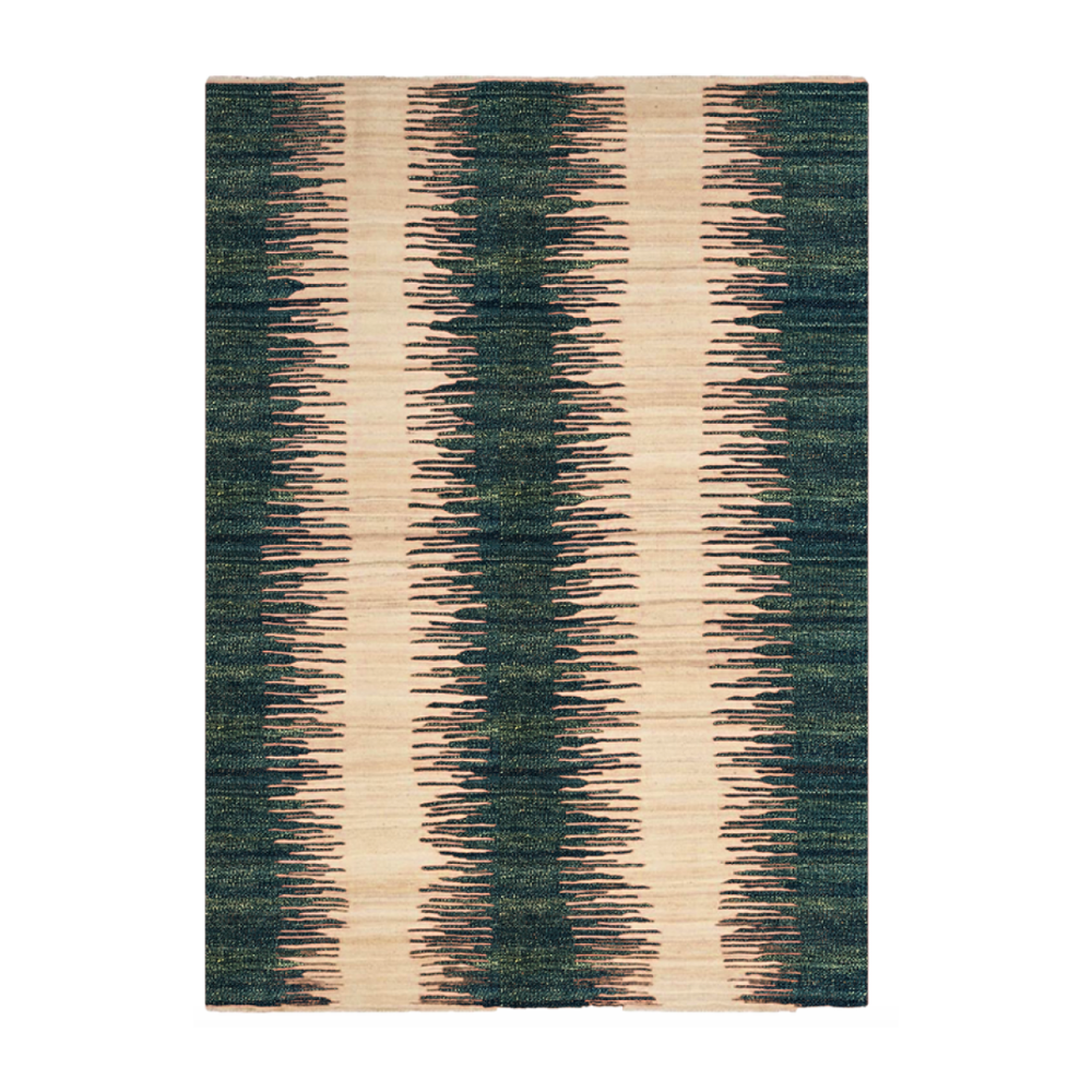 Teal Anar Flatweave Rug - 200cm x 275cm