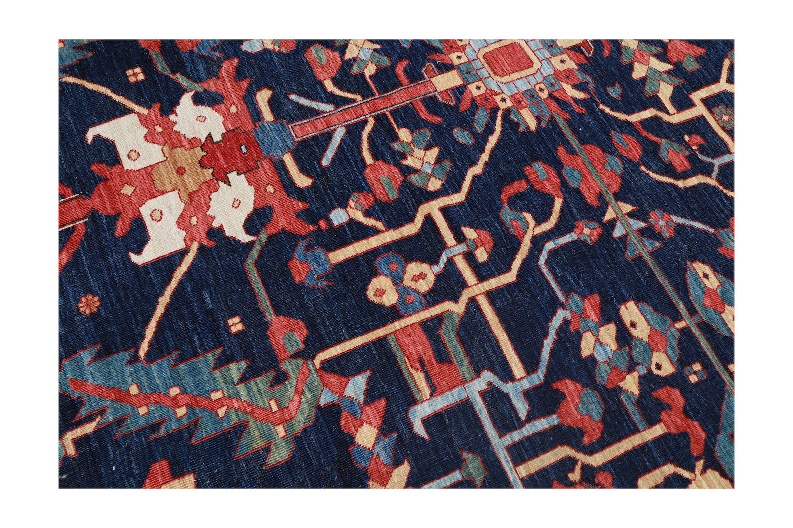 Bakshaish II Hand-knotted Rug  - Blue