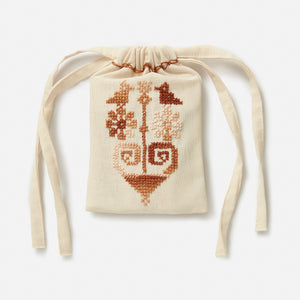 Embroidered Zaatar Pouch
