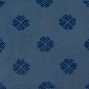 Kandahari Flower - Hand-Embroidered Fabric