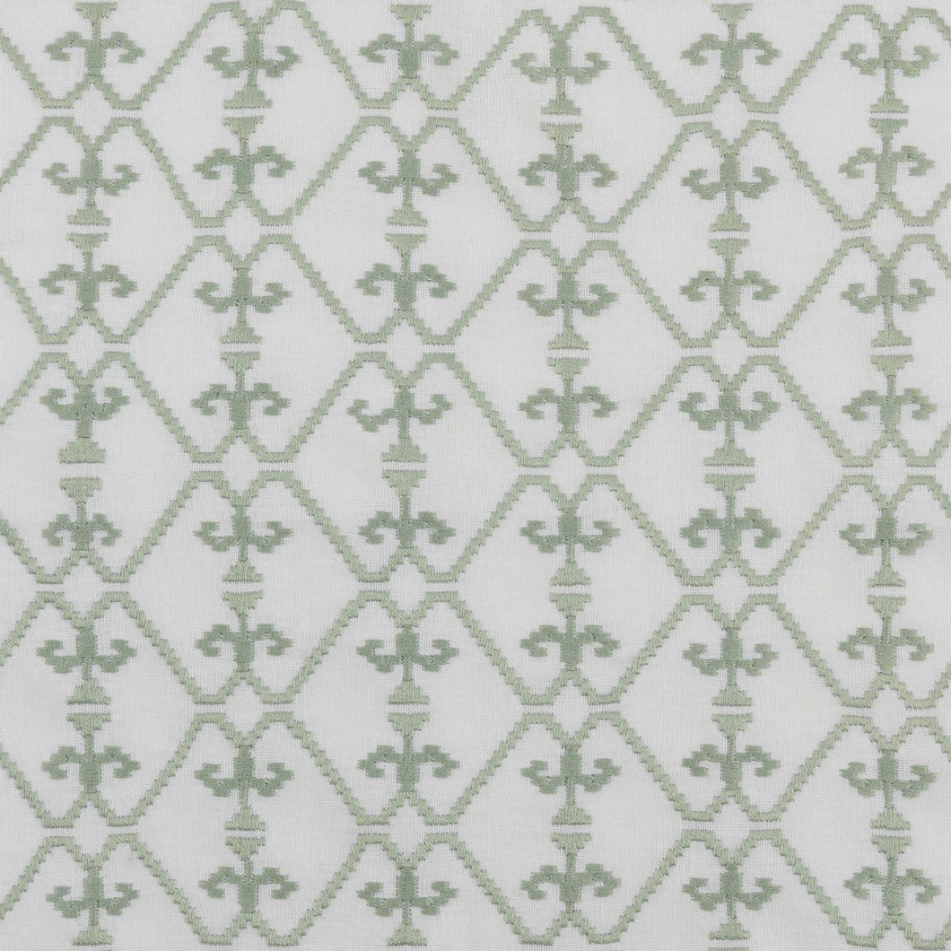 Lattice - Hand-Embroidered Fabric