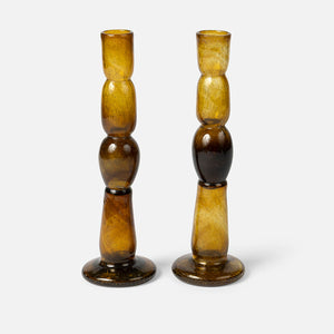 Stacked Candlestick - Set of 2