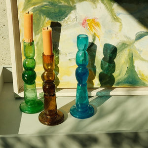 Stacked Candlestick - Set of 2
