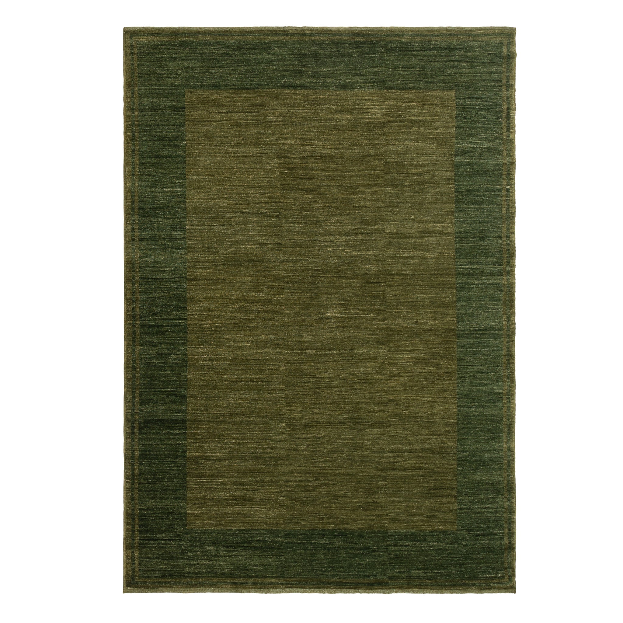 Border Hand-knotted Rug