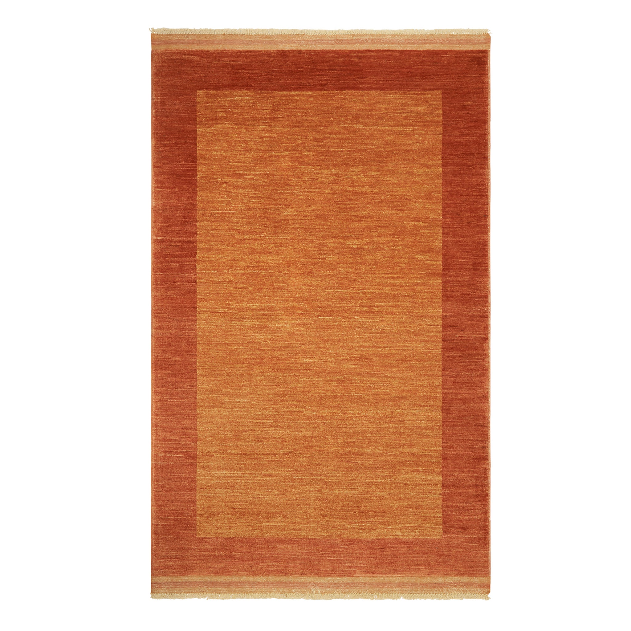 Border Hand-knotted Rug