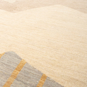 Cream Salsal Hand-knotted Rug - Detail