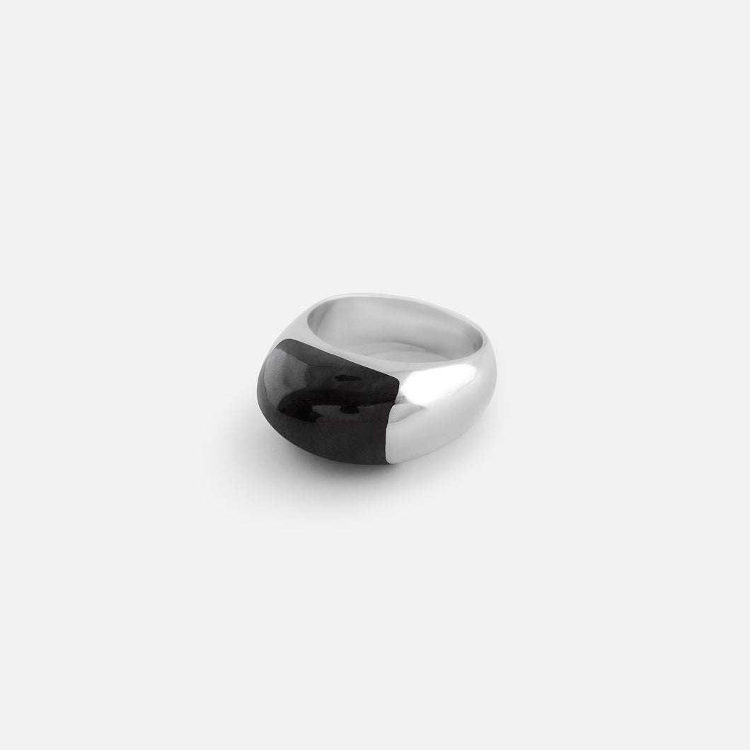 Black Onyx Chunky Ring