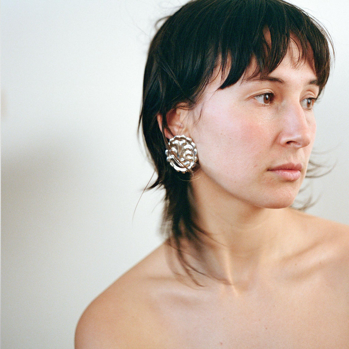 Scalloped Naan Earrings