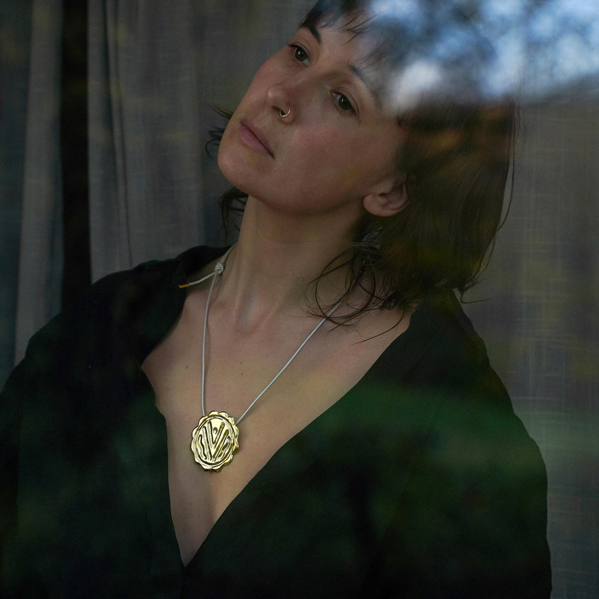Scalloped Naan Pendant