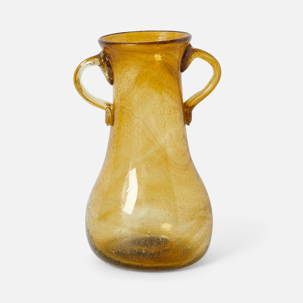 Glass Vase with Handles