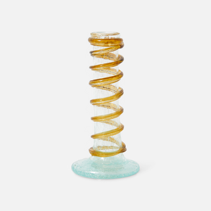 Two-Tone Swirling Candlestick | Set of 2