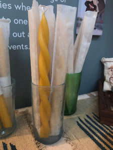 Twisted candle - gold