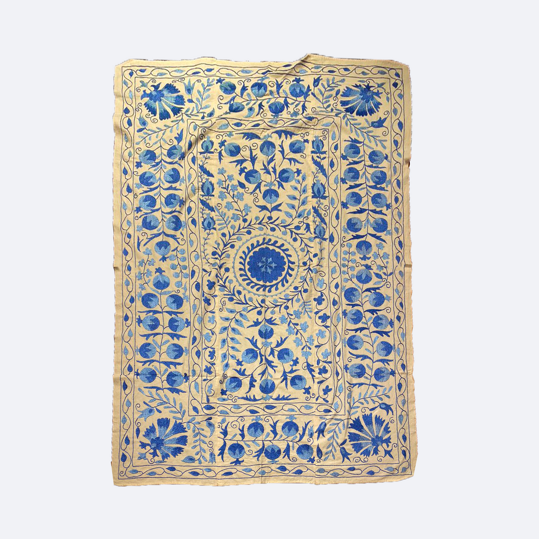 Azure Silk Suzani