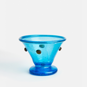 Dotted Bowl - Turquoise and Gold
