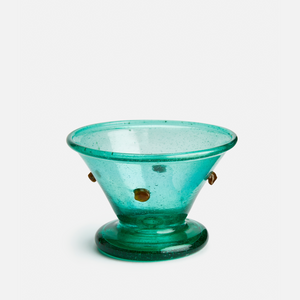 Dotted Bowl - Green and Gold