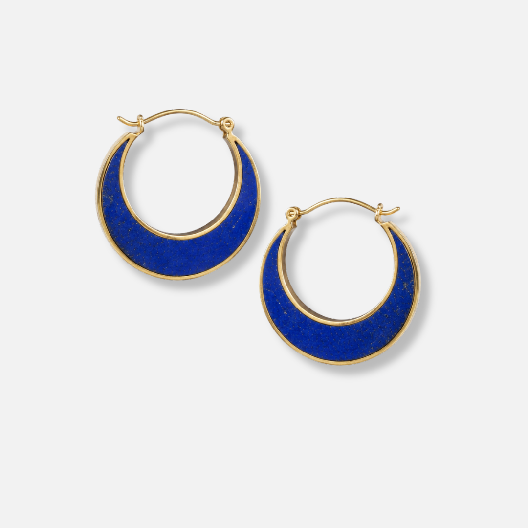 Chasma Crescent Hoop Earrings
