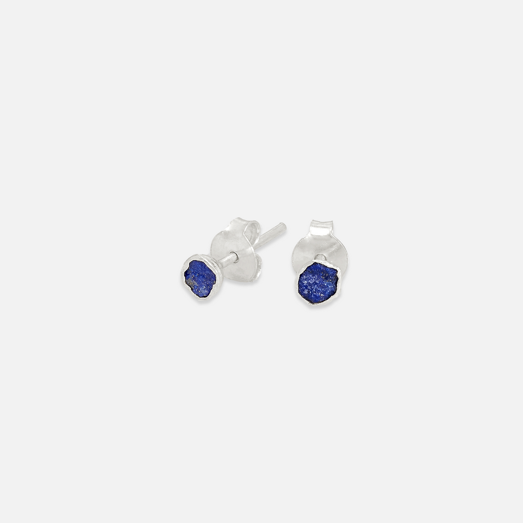 Lapis Cradle Studs