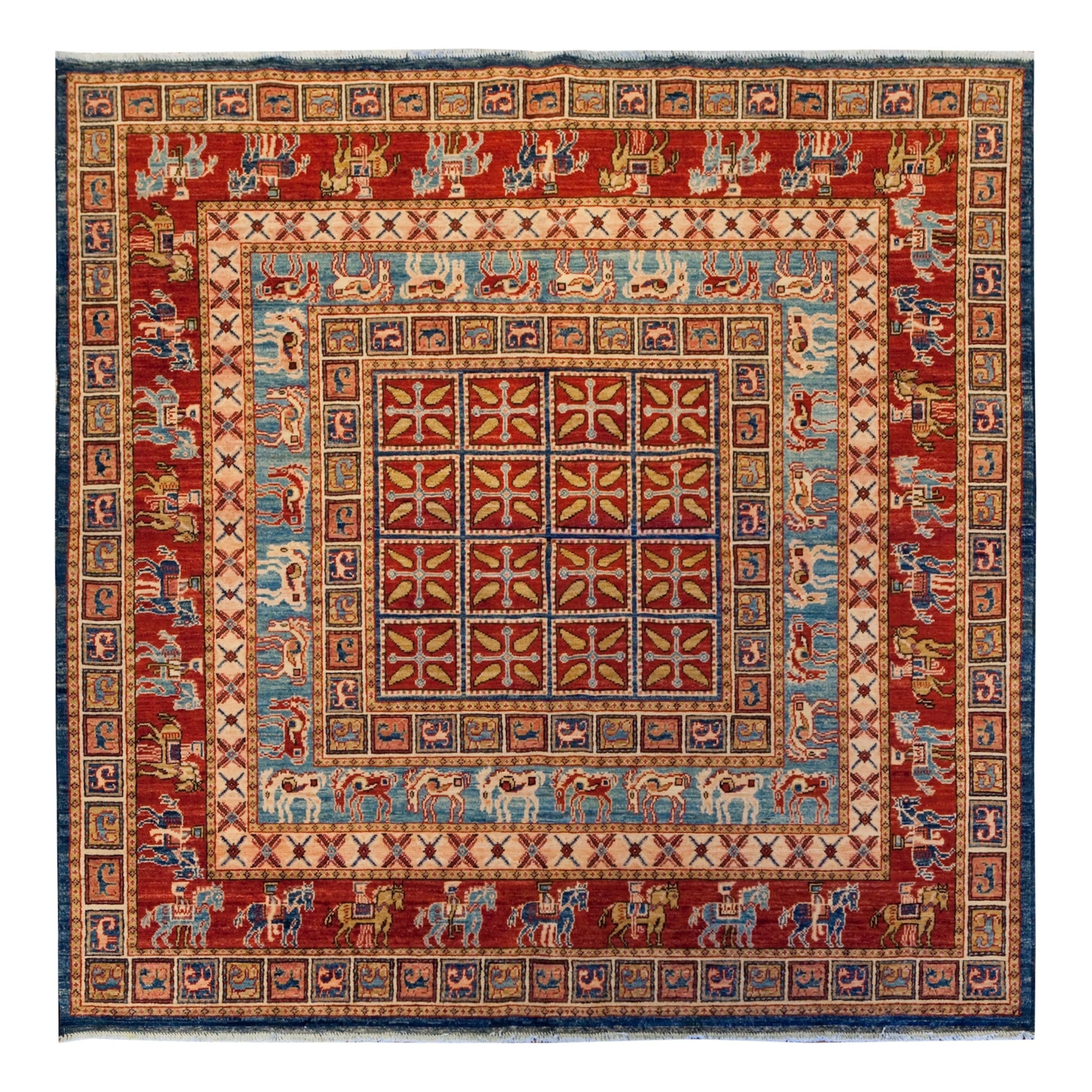 Pazyrak II Hand-knotted Rug