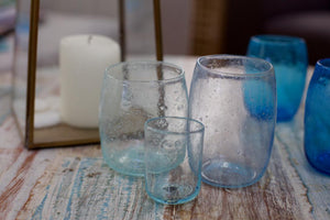 Six Aqua Tumblers - ISHKAR