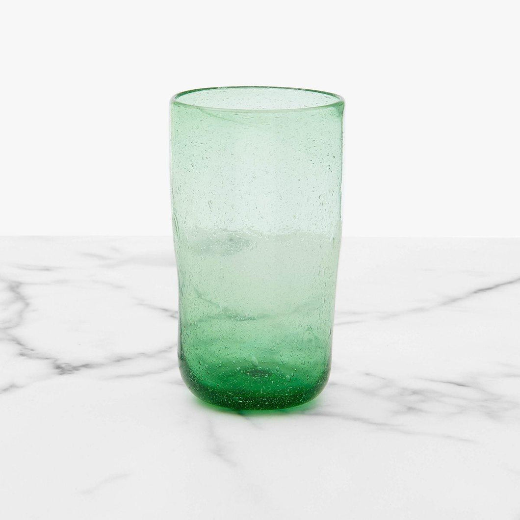 Six Tall Green Tumblers - ISHKAR