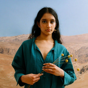 ADA Dress - TEAL - ISHKAR