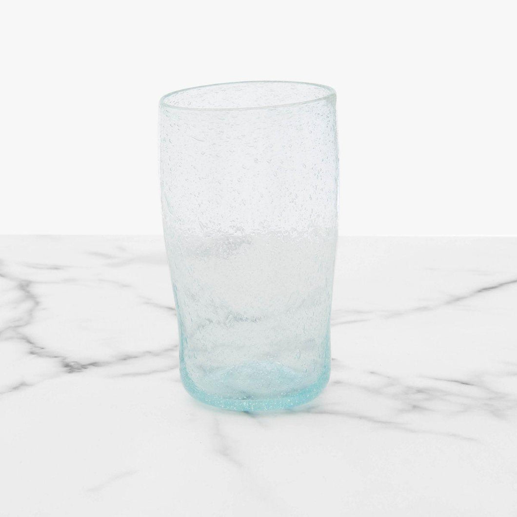 Six Tall Aqua Tumblers - ISHKAR
