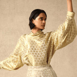 Bels Blouse with Dots - ISHKAR