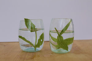 Six Aqua Tumblers - ISHKAR