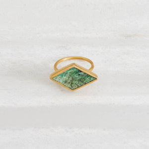 Rabia Ring, Turquoise - ISHKAR
