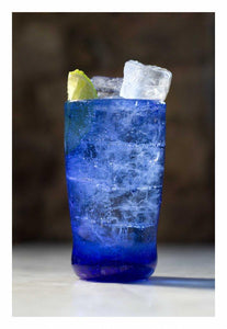 Six Tall Lapis Tumblers - ISHKAR