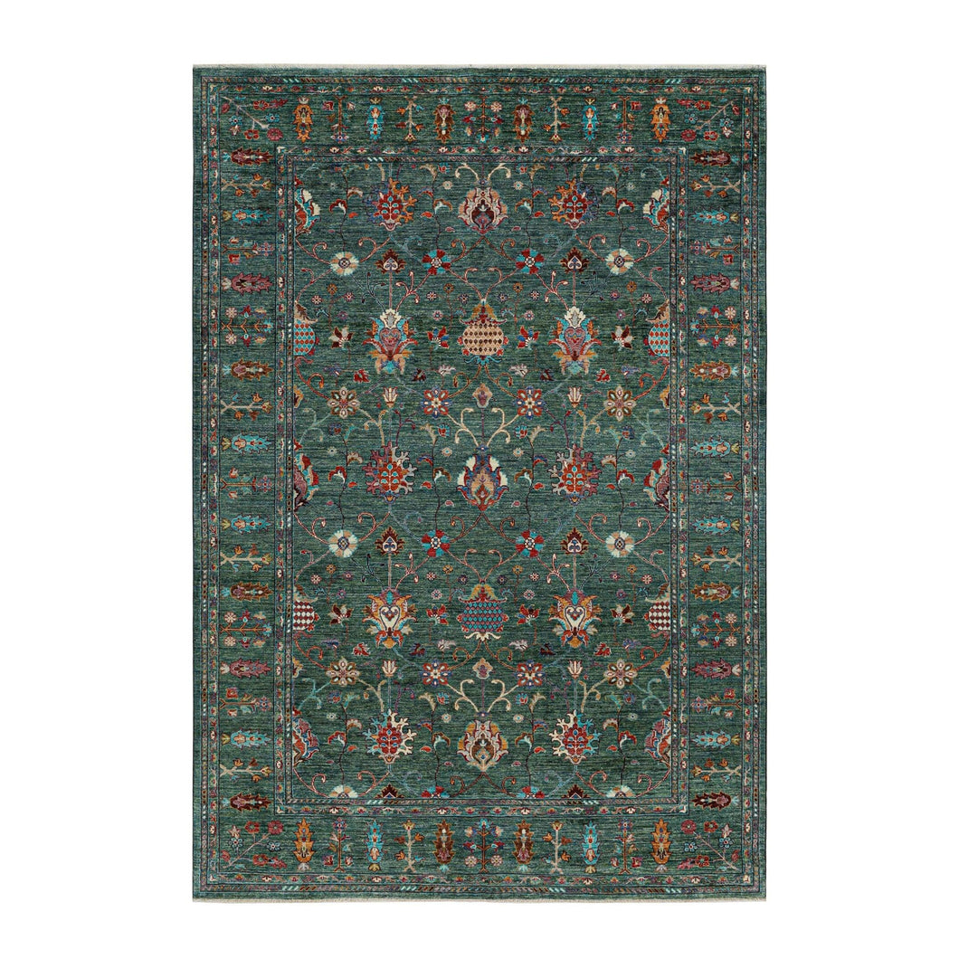 Sultani carpet - emerald - ISHKAR