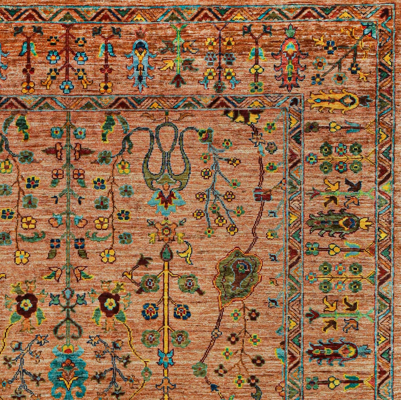 Sultani carpet - peach - ISHKAR