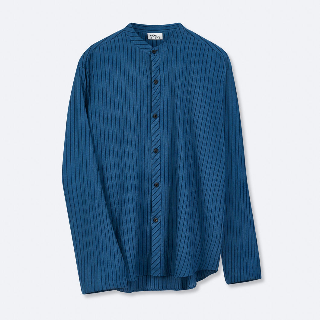 Indigo Stripe Shirt - ISHKAR