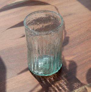 Six Ripple Aqua Tumblers - ISHKAR