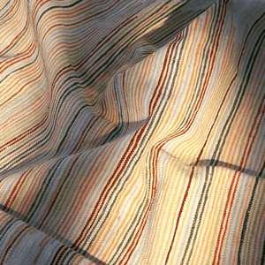 beige striped handwoven Afghan wool rug