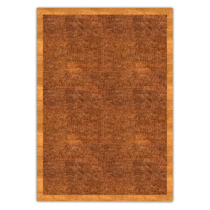 brown handwoven Afghan wool rug
