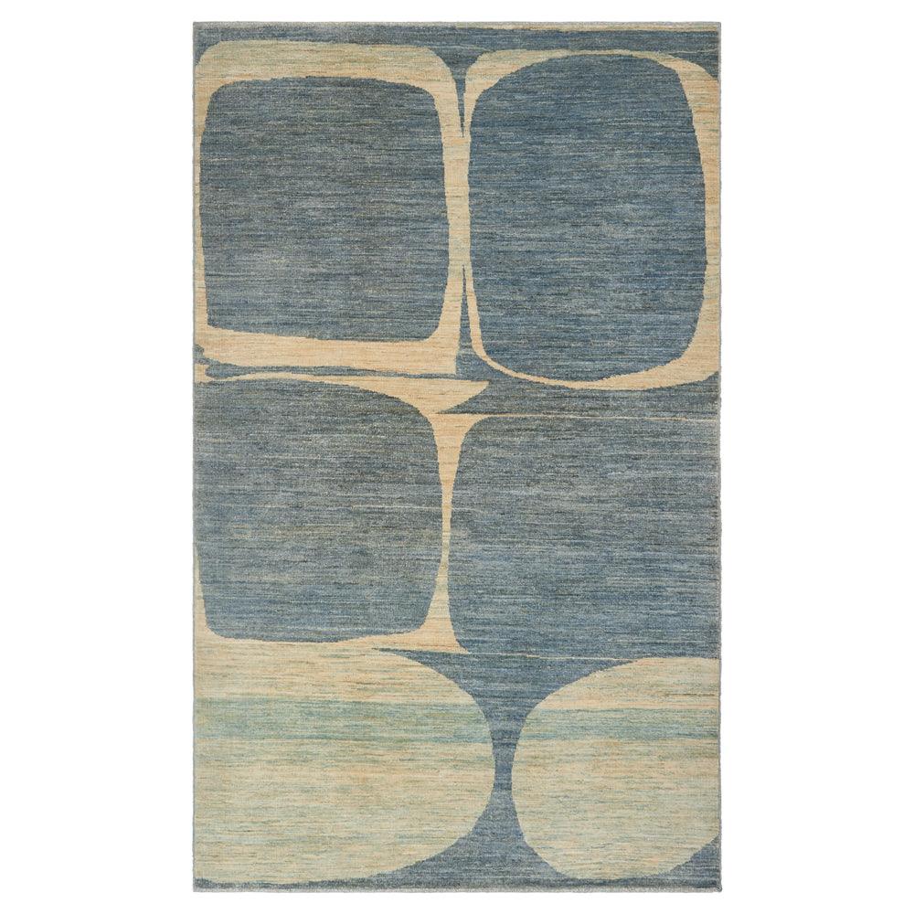Courts and Fields 1 Hand-knotted Rug– ISHKAR