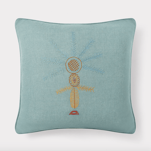 Palmyra Cushion - blue - ISHKAR
