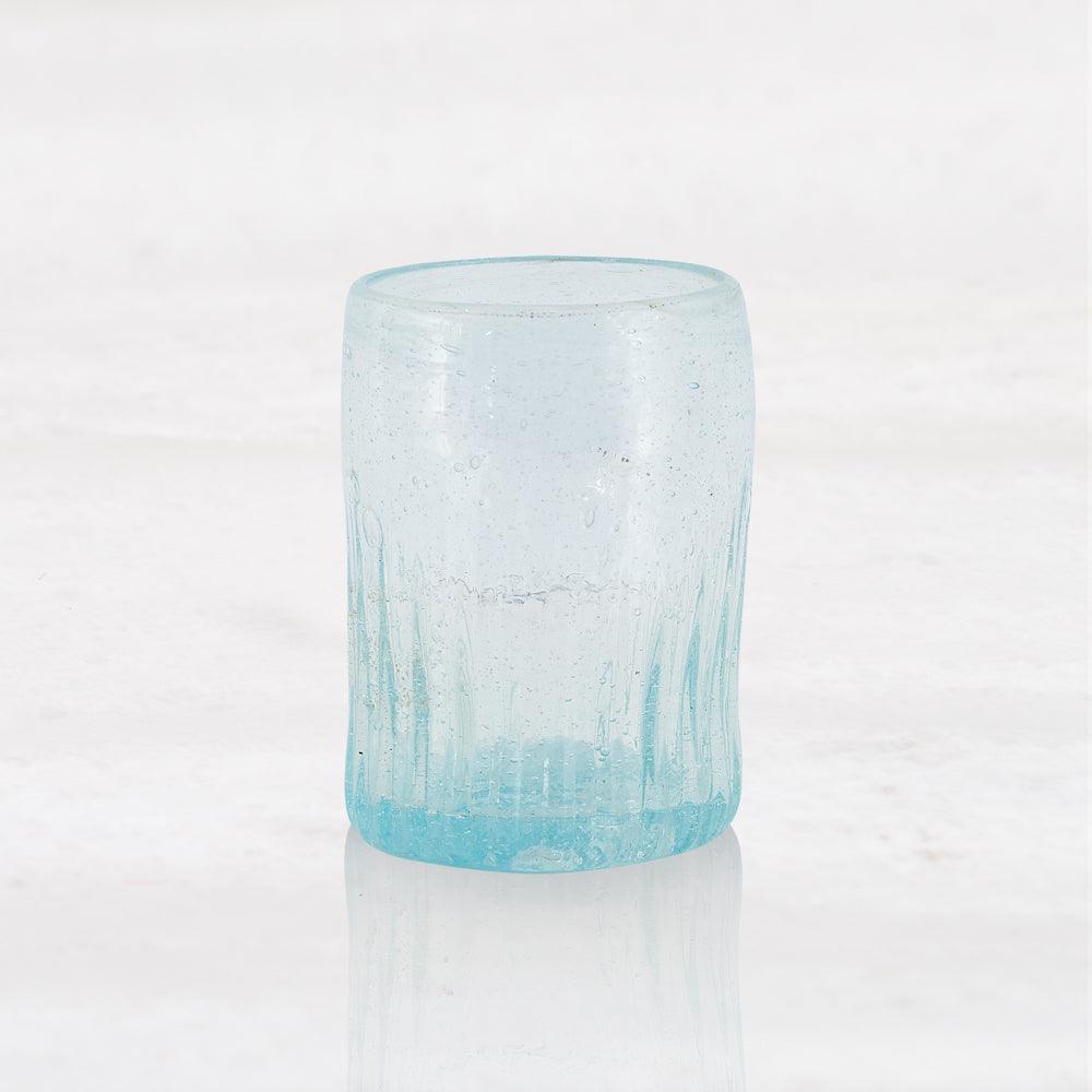 Six Ripple Aqua Tumblers - ISHKAR